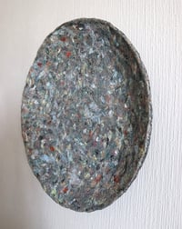 Image 6 of Abstract Textured Wall Plate | Handmade Sculptural Wall Art