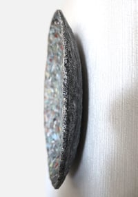 Image 4 of Abstract Textured Wall Plate | Handmade Sculptural Wall Art