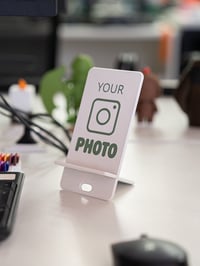 Image 1 of 📱✨ Custom Phone Holders – Personalized with Your Photo or Logo  Your Phone. 