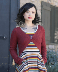 Image 5 of Deauville Shrug in Black, Cream, or Rust