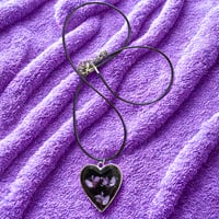 Purple Flower Necklace