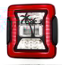Image 3 of Palm tree brake tail light covers