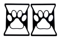 Image 1 of Paw print brake tail light covers for your jeep