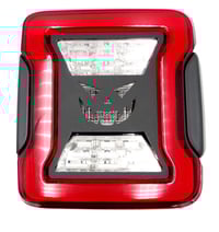 Image 1 of Scary pumpkin brake tail light covers