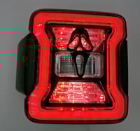 Image 3 of Scary ghost face brake light covers