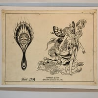 Image 1 of 1976 Spaulding & Roger’s production sheet fairy 11x14