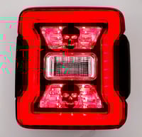 Image 3 of Skull brake tail light covers
