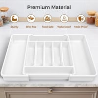 Image 2 of Expandable Drawer Organizer Tray