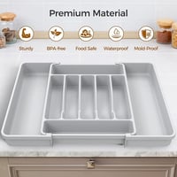 Image 5 of Expandable Drawer Organizer Tray