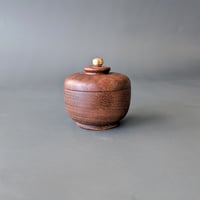Image 3 of Small Lidded Altar Vessel - Walnut 1.85" x 1.5"
