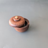 Image 5 of Small Lidded Altar Vessel - Walnut 1.85" x 1.5"