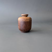 Image 3 of Small Lidded Altar Vessel - Walnut 2.25" x 1.75"