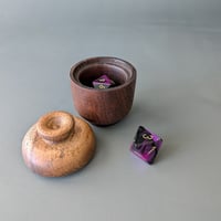 Image 2 of Small Lidded Altar Vessel - Walnut 2.25" x 1.75"
