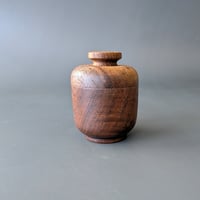 Image 4 of Small Lidded Altar Vessel - Walnut 2.25" x 1.75"