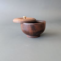 Image 2 of Small Lidded Altar Vessel - Walnut 1.5" x 2.35"