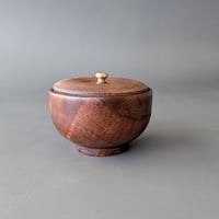 Image 3 of Small Lidded Altar Vessel - Walnut 1.5" x 2.35"