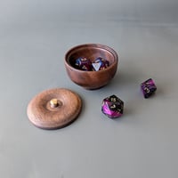 Image 4 of Small Lidded Altar Vessel - Walnut 1.5" x 2.35"