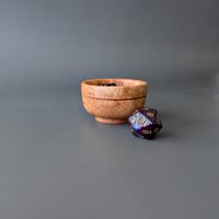 Image 3 of Small Altar Bowl - Figured Maple 1.25" x 2.25"