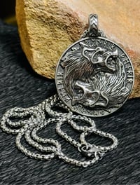 Image 8 of 👑The Armored Kingdom Fenrir wolf pendant Necklace-Viking Amulet-Nordic Mythology