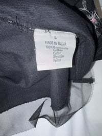 Image 5 of 00s black fairy skirt with sequin and micromesh 