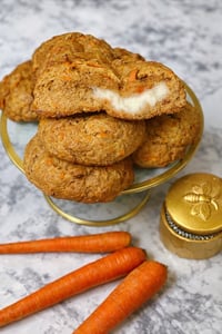Carrot Cheesecake Stuffed Cookie