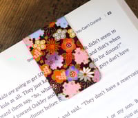 Image 1 of Handmade Colorful Floral Magnetic Bookmark, gift, book, reading, flower, planner, journal, notebook