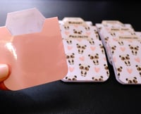 Image 3 of Handmade Magnetic Planner Tabs, journal, panda bears, hearts, pink, dividers, notebook, gift