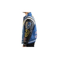 Image 5 of True Religion Embroidered Patch Varsity Jacket