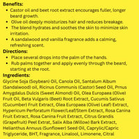 Image 5 of 2.5 fl. oz. Arlo's: Pro-Growth Beard Oil: Sandalwood & Vanilla Scent