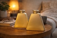Image 1 of Golden Aura Mini Vases (Set of 2)