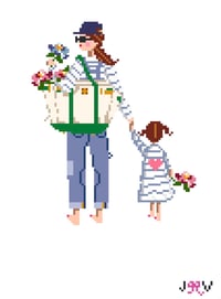 Image 1 of Mother & Child Canvases