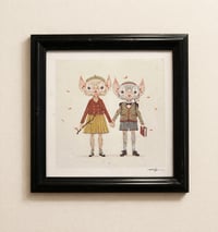 Whimsical Woodland Companions Art Print