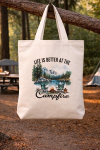 Image 6 of Vintage Camping Days Tote Collection 15x13