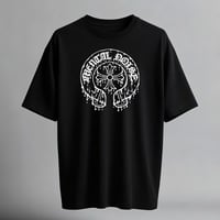 Dripping chrome tee mental noise logo