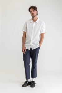 Image 2 of Camisa Rhythm Classic Linen S/S White en liquidación.