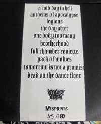 Image 3 of Winds of plague - A Cold Day in Hell (Misprint)