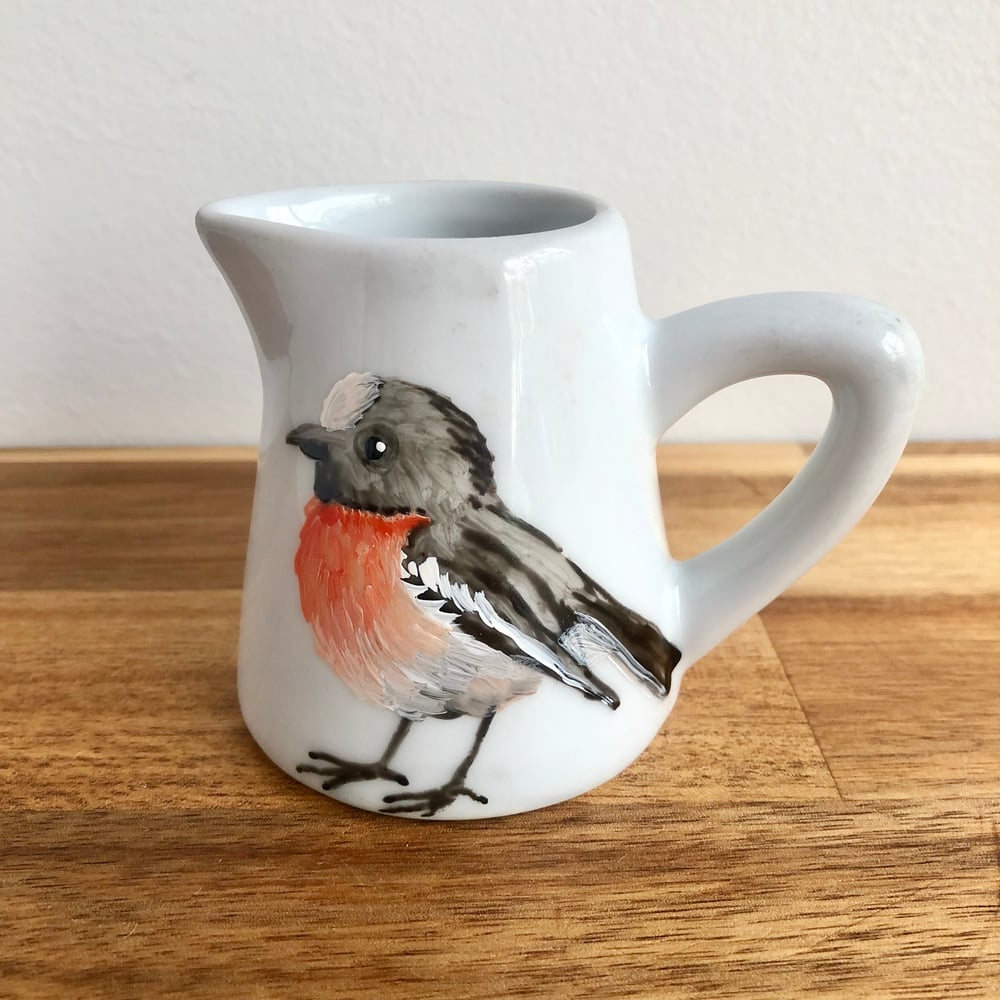 Scarlet Robin Milk Jug