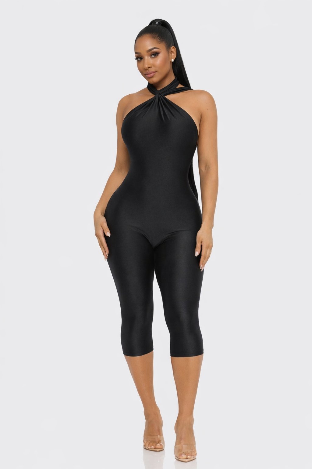 Image of The “Midnight Sculpt” Jumpsuit