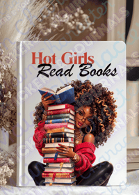 Image 1 of Hot Girls Read Books Aesthetic Journal – Vegan Leather Notebook A5