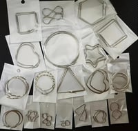 Image 2 of 20 Pairs Of Random Fashion Stainless Steel Earrings 