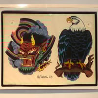 Image 1 of 1976 hand colored Picture Machine production flash 11x14 