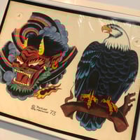 Image 5 of 1976 hand colored Picture Machine production flash 11x14 