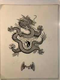 Image 2 of 1996 Angel production flash, peace dragon laminated 11x14