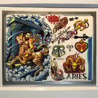 Image 2 of Vintage double sided taped flash sheet 11x14