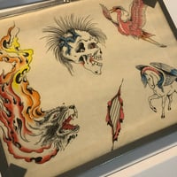 Image 3 of Vintage double sided taped flash sheet 11x14