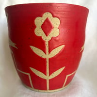 Image 2 of Pop of Color Planter - Red