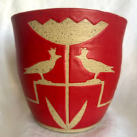 Image 3 of Pop of Color Planter - Red