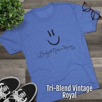 Image 2 of Smiley Tri-Blend Tee