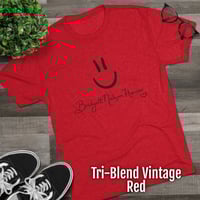 Image 1 of Smiley Tri-Blend Tee