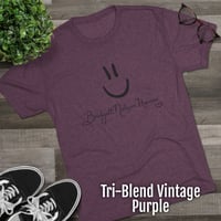 Image 3 of Smiley Tri-Blend Tee